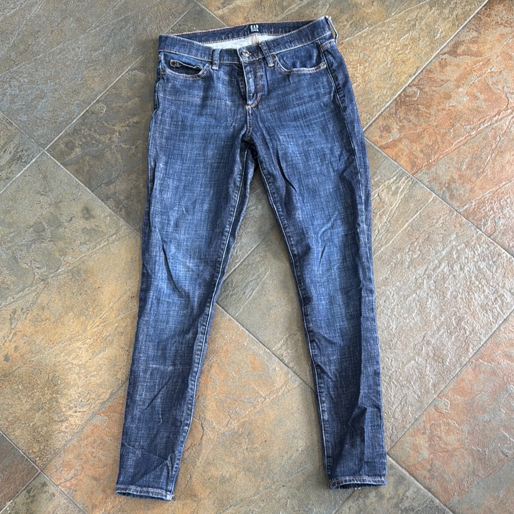 GAP Blue Skinny Jeans Classic Denim, size 27